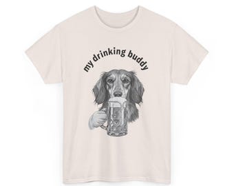 Dachshund Drinking a Beer T-shirt