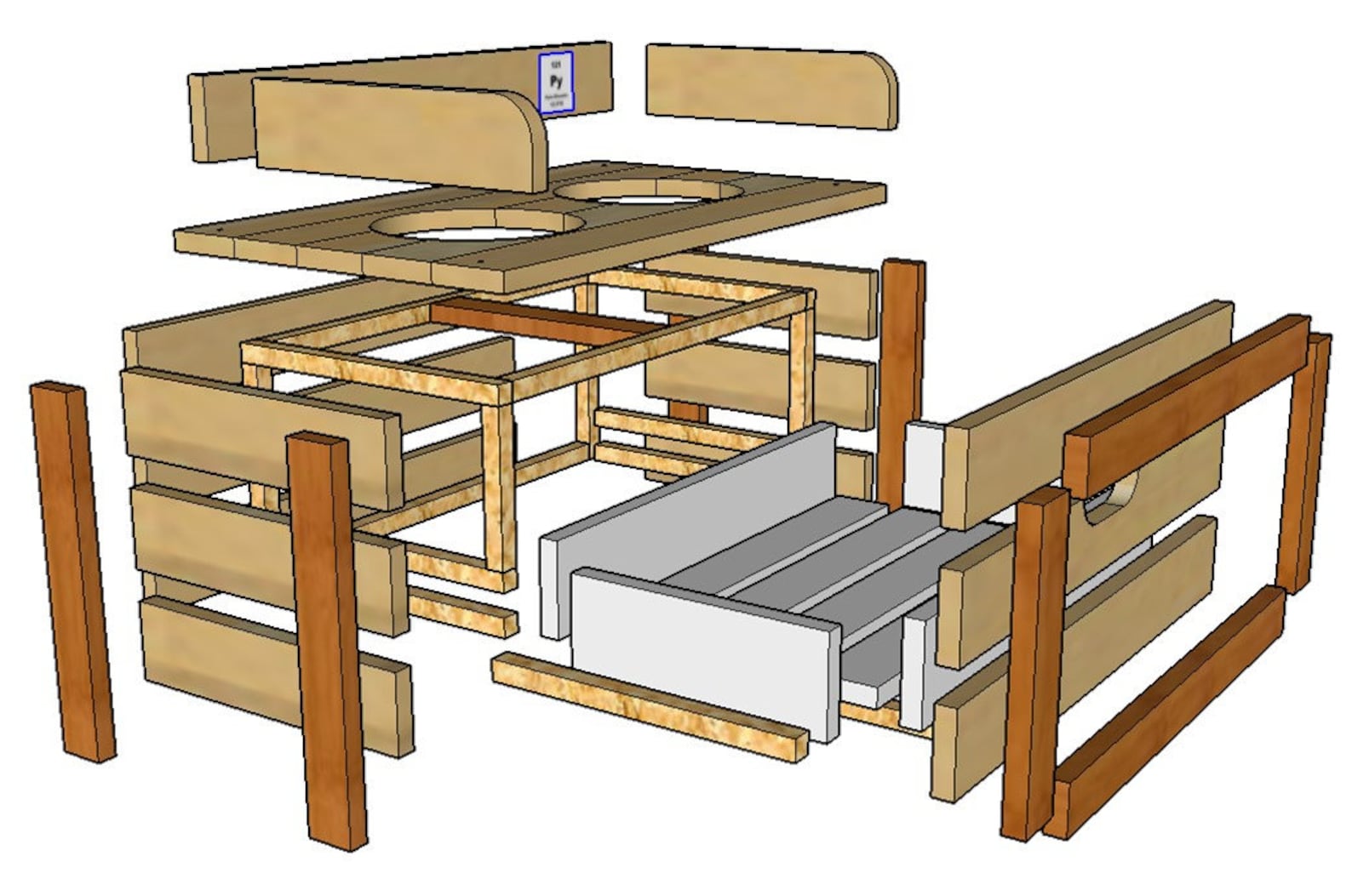Woodworking Plans Value Dog Feeder With Drawer Fence Picket Build, DIY