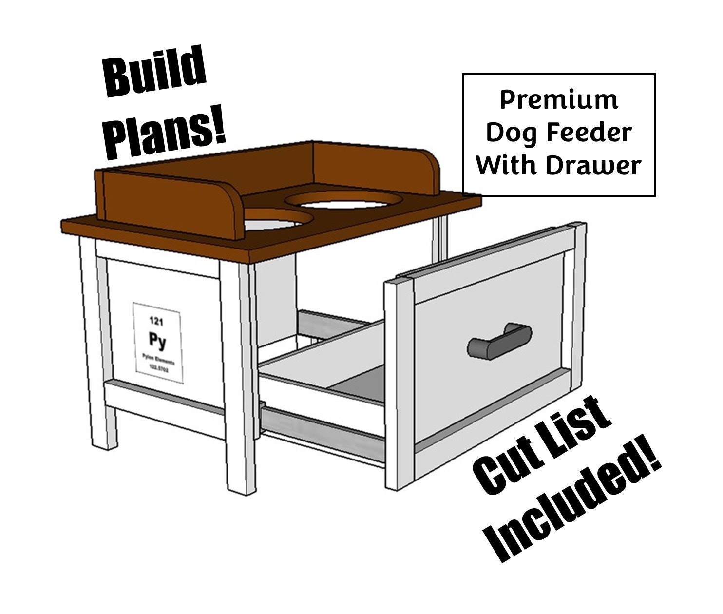 Dog Bowl Stand Plans, Free Garden Plans - How to build garden projects