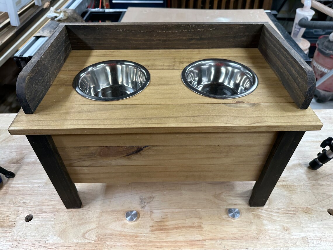 Woodworking Plans for Value Dog Feeder Fence Picket Build Etsy