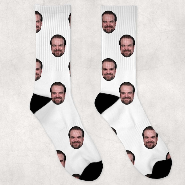 David Harbour Socks | Celebrity Socks Gift Idea | Socks for Brokeback Mountain Movie Fans | Funny Socks Gift Idea | Custom Socks Gift Idea