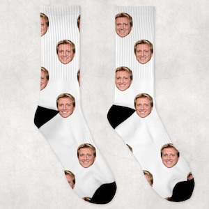 William Zabka Socks | Celebrity Socks Gift Idea | Socks for The Karate Kid Movie Fans | Funny Socks Gift Idea | Custom Socks Gift Idea