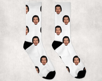 Adam Driver Socks | Celebrity Socks Gift Idea | Socks for Goodfellas Movie Fans | Funny Socks Gift Idea | Custom Socks Gift Idea