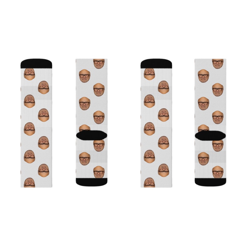 Chaussettes Danny DeVito | Idée cadeau de chaussettes de célébrités | Chaussettes pour les fans de cinéma Matilda | Idée cadeau drôle de chaussettes | Idée Cadeau Chaussettes Personnalisées image 7