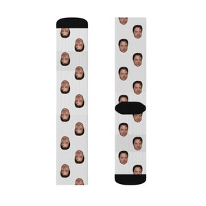 Brendan Fraser Socks | Celebrity Socks Gift Idea | Socks for The Mummy Movie Fans | Funny Socks Gift Idea | Custom Socks Gift Idea image 4