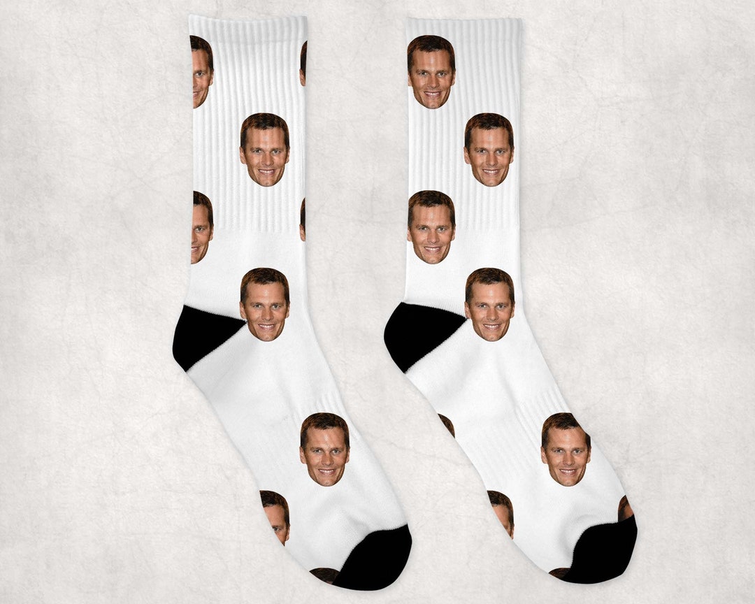 Tom Brady Socks Celebrity Socks Gift Idea Socks for Tom Brady Fans