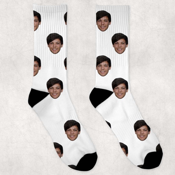 Louis Tomlinson Socks | Celebrity Socks Gift Idea | Socks for Louis Tomlinson Fans | Funny Socks Gift Idea | Custom Socks Gift Idea