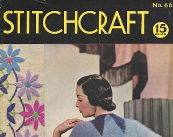 Stitchcraft Magazine February 1938 1930s Knitting Patterns