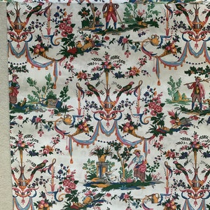 decorative fabric Toile de Jouy