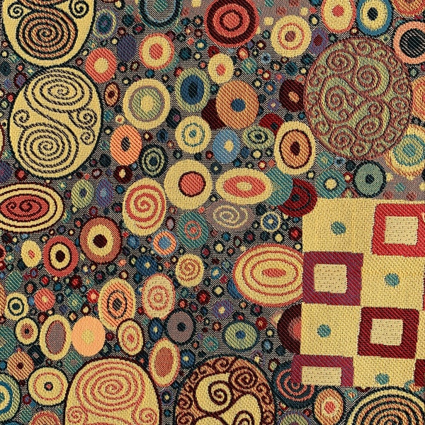 Polsterstoff mit Gustav Klimt Motiv