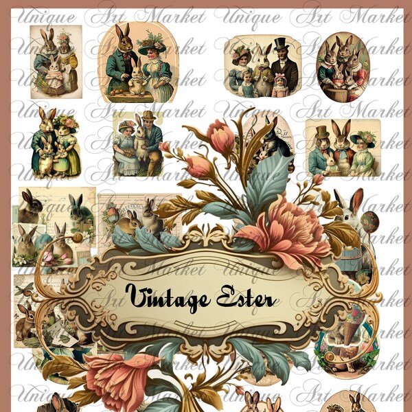 Easter Ephemera - Etsy