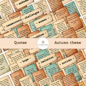 Inspirations  quotes on Vintage Pages: A Collection of 100 Quotes for Your Journaling Needs. vintage ephemera for journaling