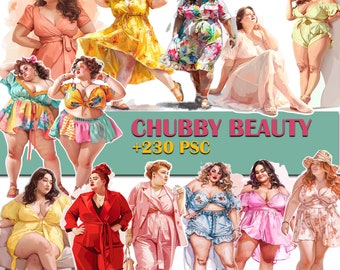 belleza gordita - Curvy Couture: una colección digital de más de 230 imágenes de moda para entusiastas del diario basura y los álbumes de recortes
