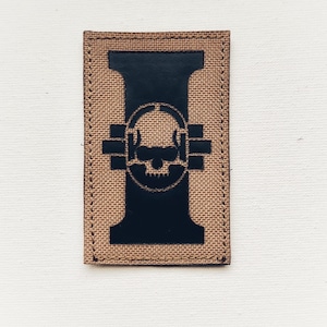 Laser Cut Skull Morale Patch: Military Insignia, Cosplay (3.15" Diameter)
