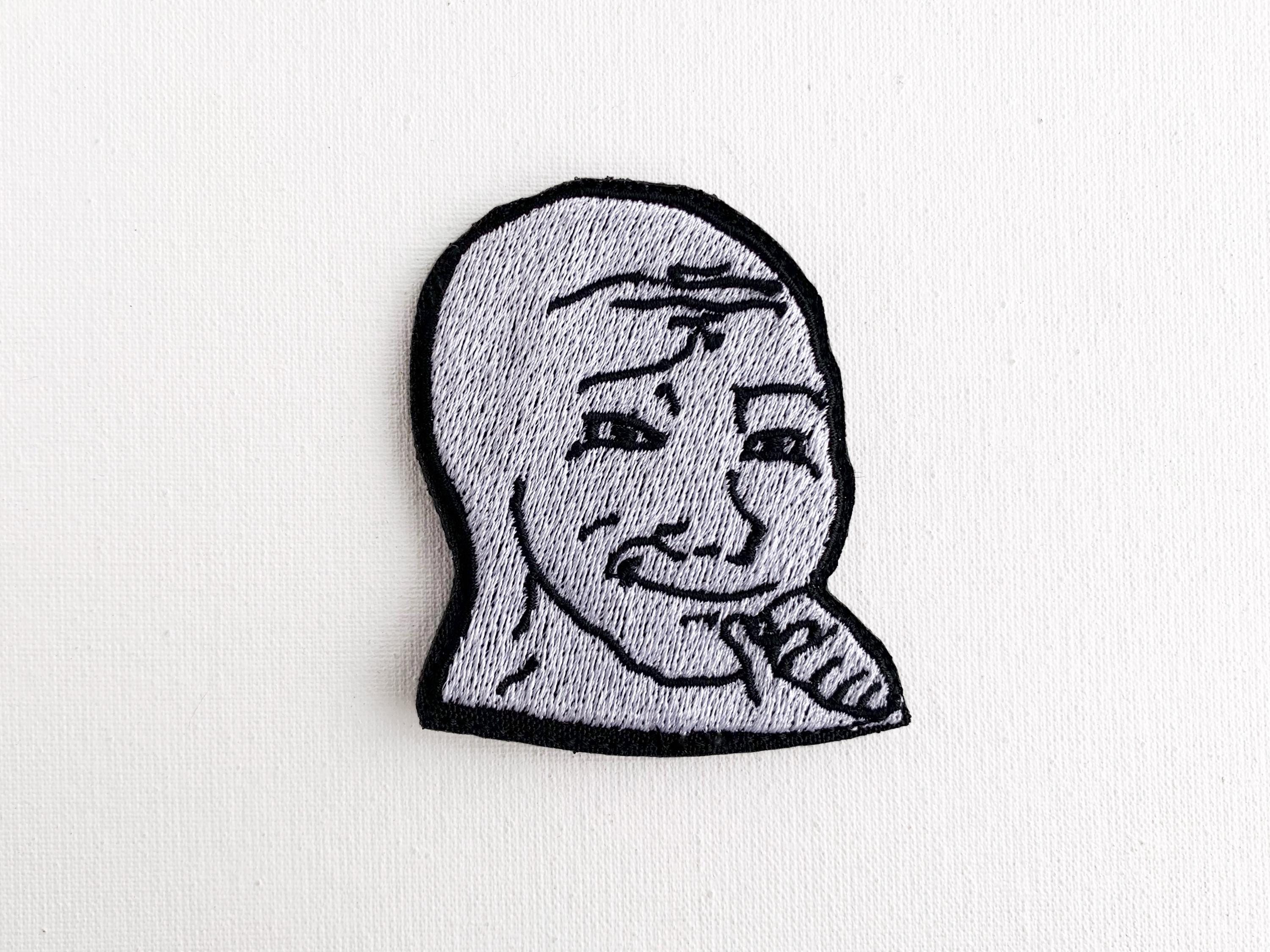 Smug Wojak Embroidered Meme Patch: Hook and Loop Fastener - Etsy