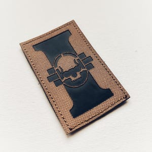 Laser Cut Skull Morale Patch: Military Insignia, Cosplay (3.15&quot; Diameter)