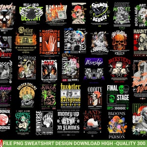500+Streetwear PNG Designs, T-Shirt Designs Bundle, Flower Streetwear Design Bundle, Urban T-Shirt Designs Bundle,