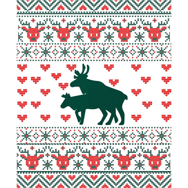 Adult Ugly Sweater PNG, Deer Mating Shirt png, Funny Christmas Ugly Sweater Shirt png