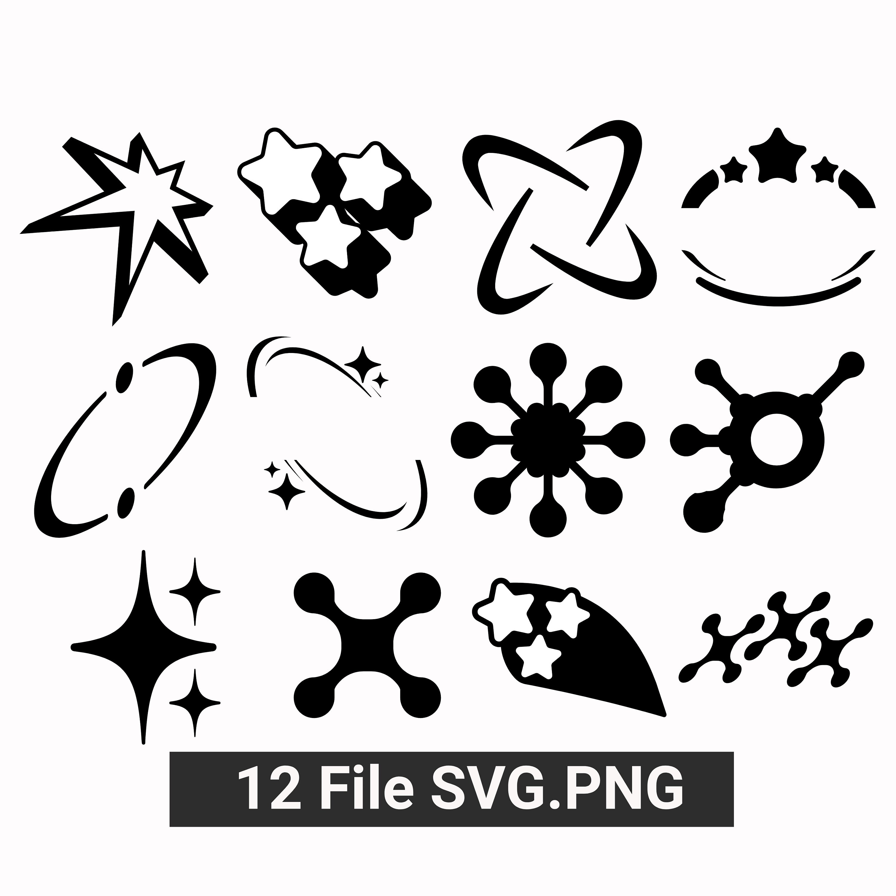 Y2K Attributes 12 File SVG. Filepng - Etsy