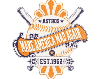 Astros png, make america mad again, Vintage houston texas png, Digital Download