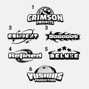 Custom Digital Y2K Logo