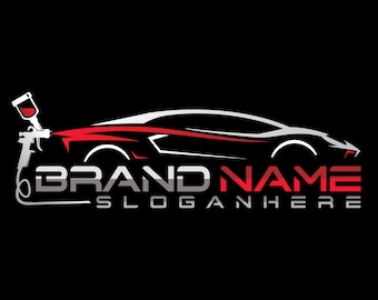 custom logo - auto paint logo - car service - work shop - car logo - paint - automotive