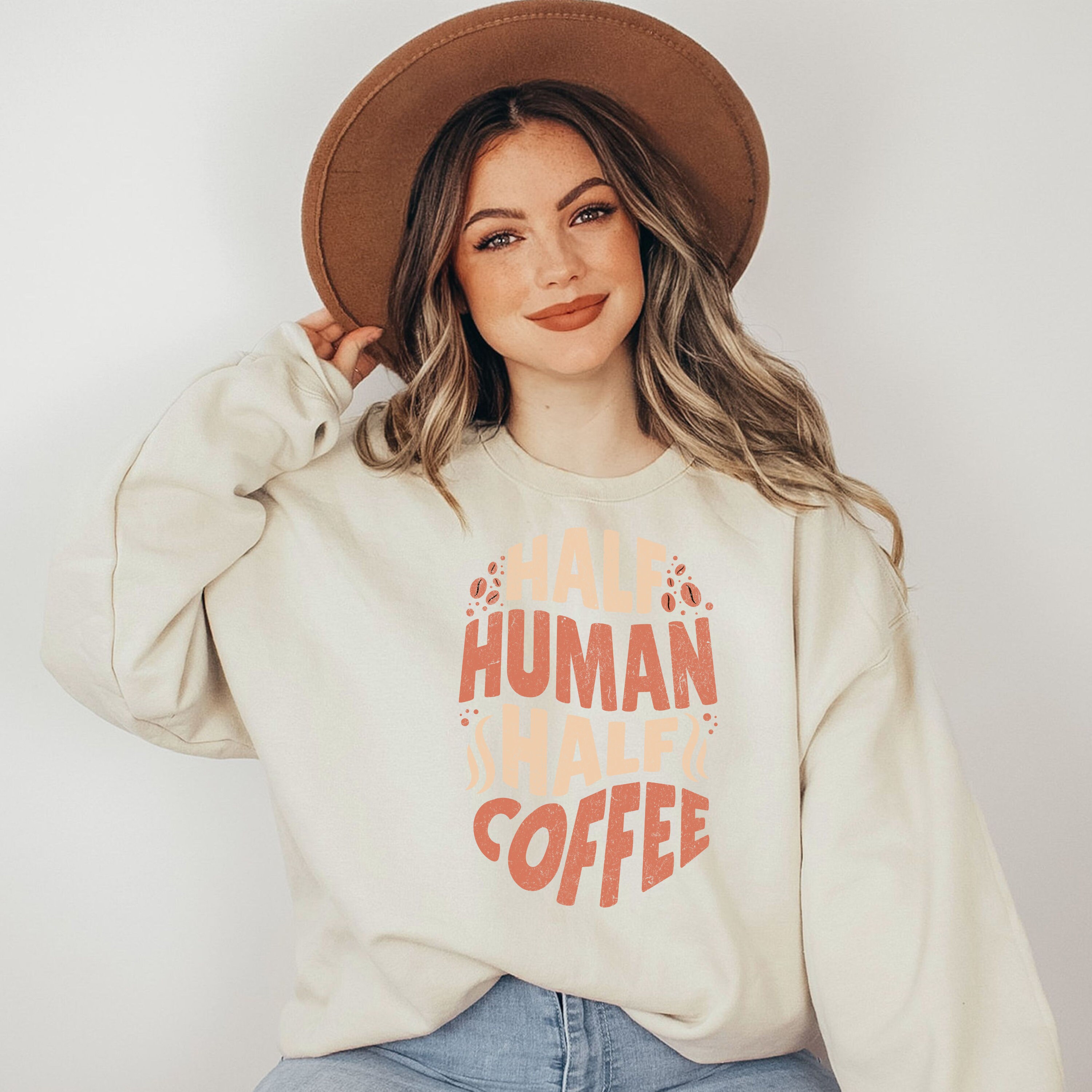 Half human half coffee PNG, love coffee png, coffee png, coffee mug png