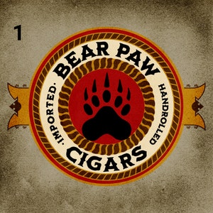 Bear Paw Logo,animal logo