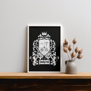 family crest coat of arms | custom logo design | family crest svg, png, jpg, Ai, eps, dxf, pdf