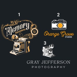 Photography logo, photo logo, art logo, film logo, camera logo, picture logo, memories logo, album logo, focus logo, photo shop, fashion