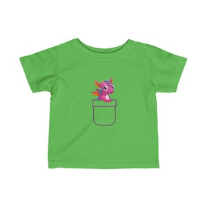 Infant Pink Dragon Jersey Tee