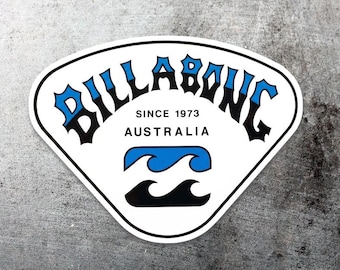 Billabong Since 1973 Surf Skate Snow Vinyl Decal Sticker Billabong, Hurley, Volcom 7.5" or 5.5"
