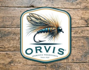Orvis Fly Fishing Sporting Traditions Outdoors Sticker 6" or 4" tall waterproof vinyl