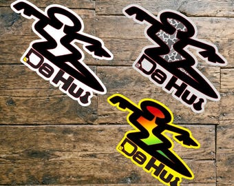 Da Hui Wave Slider Surf Die Cut Sticker (4" or 6", 10") North Shore Hawaii Lost Hawaiian