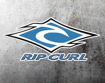 Rip Curl 8.5" Team Print Surf Skate Snow Vinyl Decal Sticker Billabong, Hurley