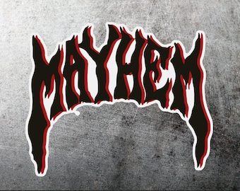 Lost Surfboards Mayhem Die Cut Sticker Waterproof Vinyl 6" or 4"