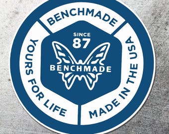 Benchmade Knives Die Cut Sticker 5" Made in the USA 1776