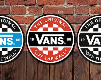 Vans Checkerboard 5" Off The Wall Die Cut Skateboard Sticker