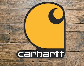 Carhartt Die Cut Sticker 4", 5.5" or 12" Work Wear Vinyl Decal Stickers