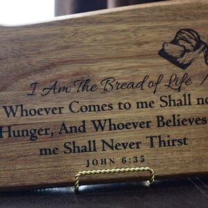 I Am The Bread of Life Christian Charcuterie Board