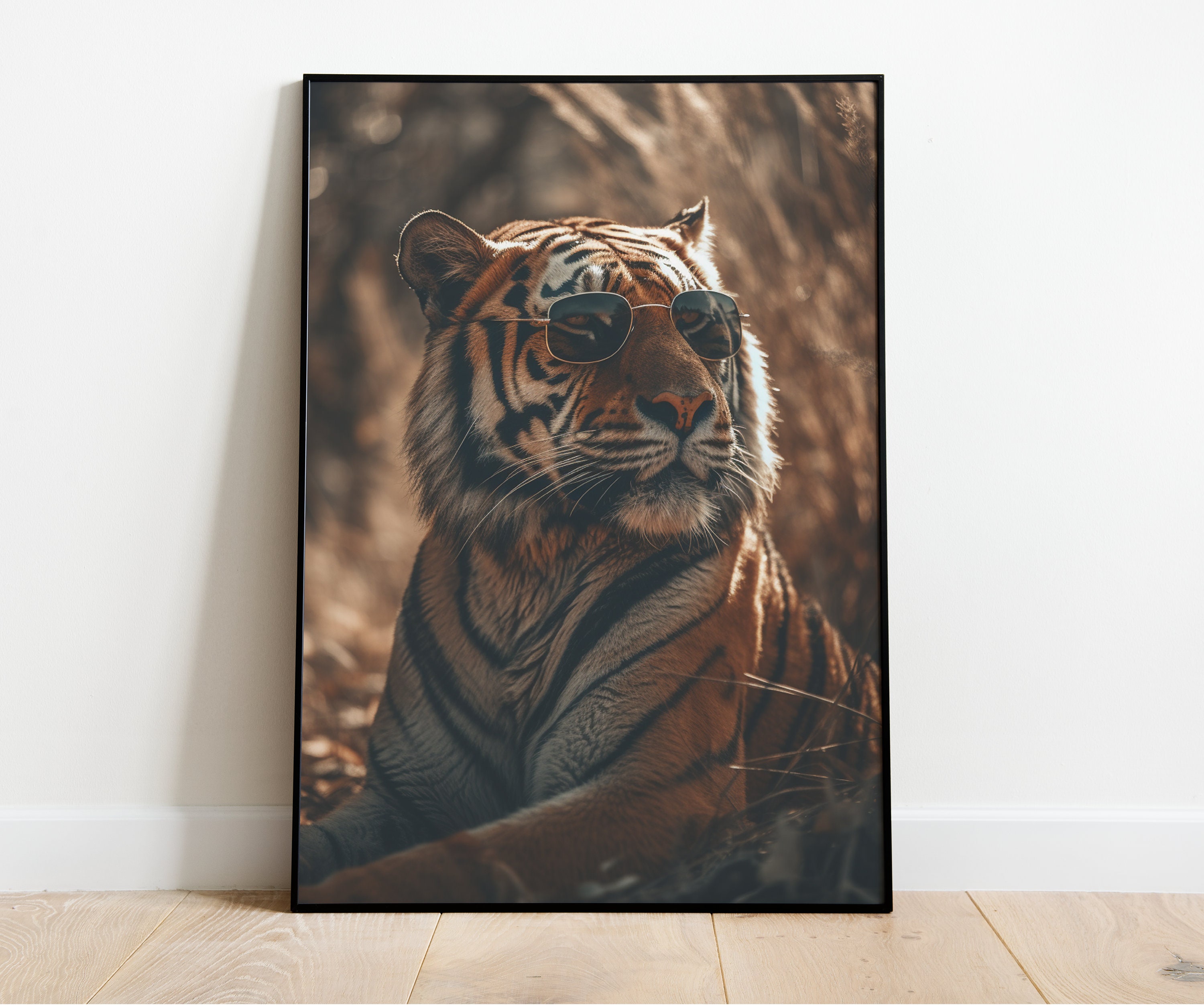 Tiger Printable Tiger Print Animal Print Digital Download Animal Printables Animal Wall Art