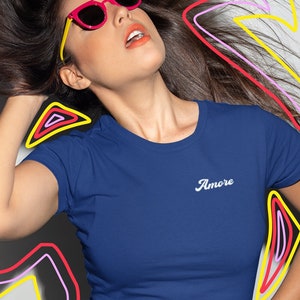 Amore - Italian Saying - Women's Favorite Tee - Slim Fit