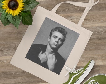 Pop Art demi-teinte James Dean - Tote bag naturel