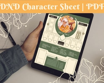 Hoja de personaje de DnD / PDF