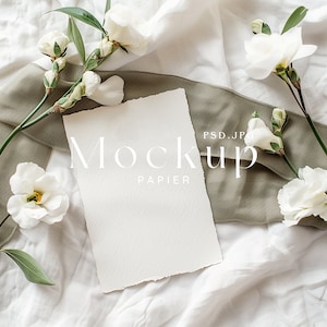Handgeschöpftes Papier Mockup, Papier Mockup, Papier Mockup, Salbei Grün, Papier Mockup, Papier Mockup, Papier Mockup, A5, #783