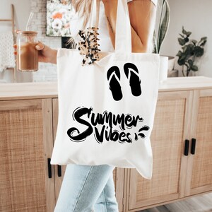 Sommer Vibes Einkaufstasche, Sommer Vibes Strandtasche, Urlaubsgeschenk, Pooltasche, Urlaubsgeschenk, Sommer-Liebhabergeschenk, benutzerdefinierte Sommer-Einkaufstasche
