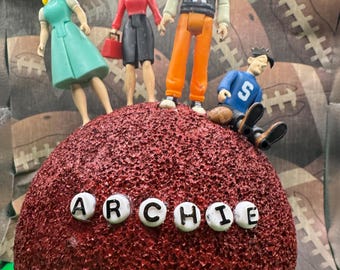 Archie and gang on Red 9" sphere