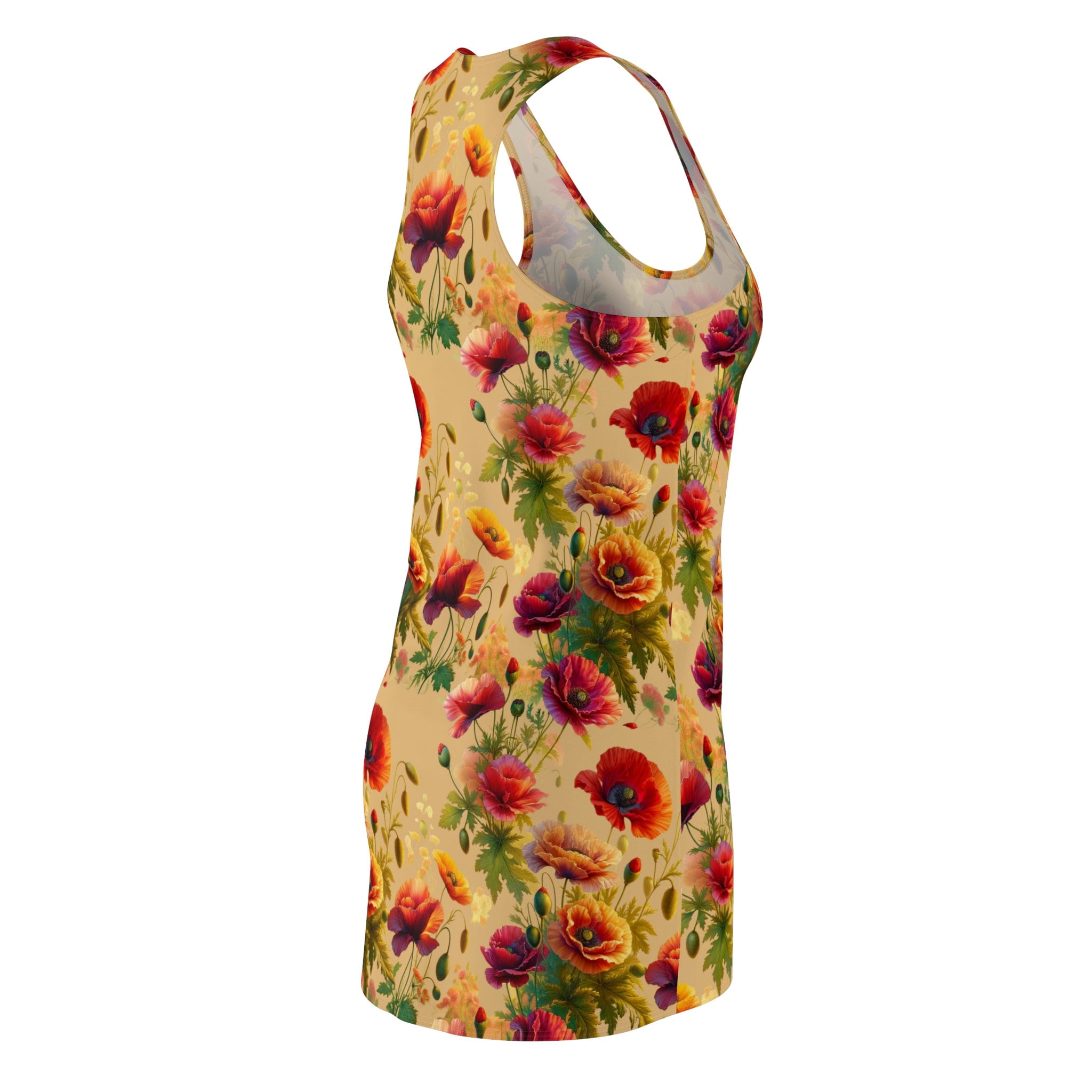 Flower Women's Cut & Sew Racerback Dress