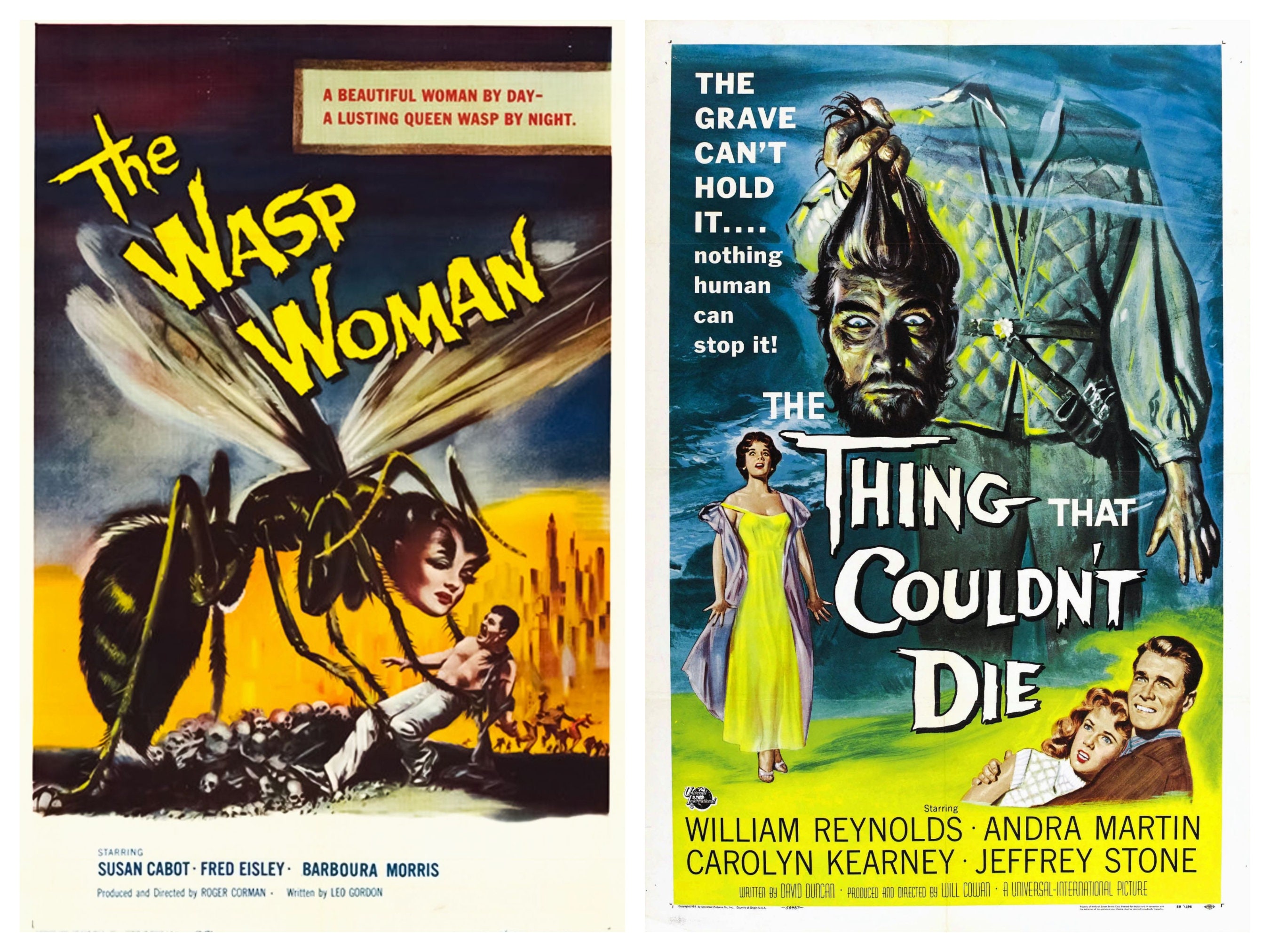 ヴィンテージホラー映画ポスター50枚：カルト映画の名作プリント