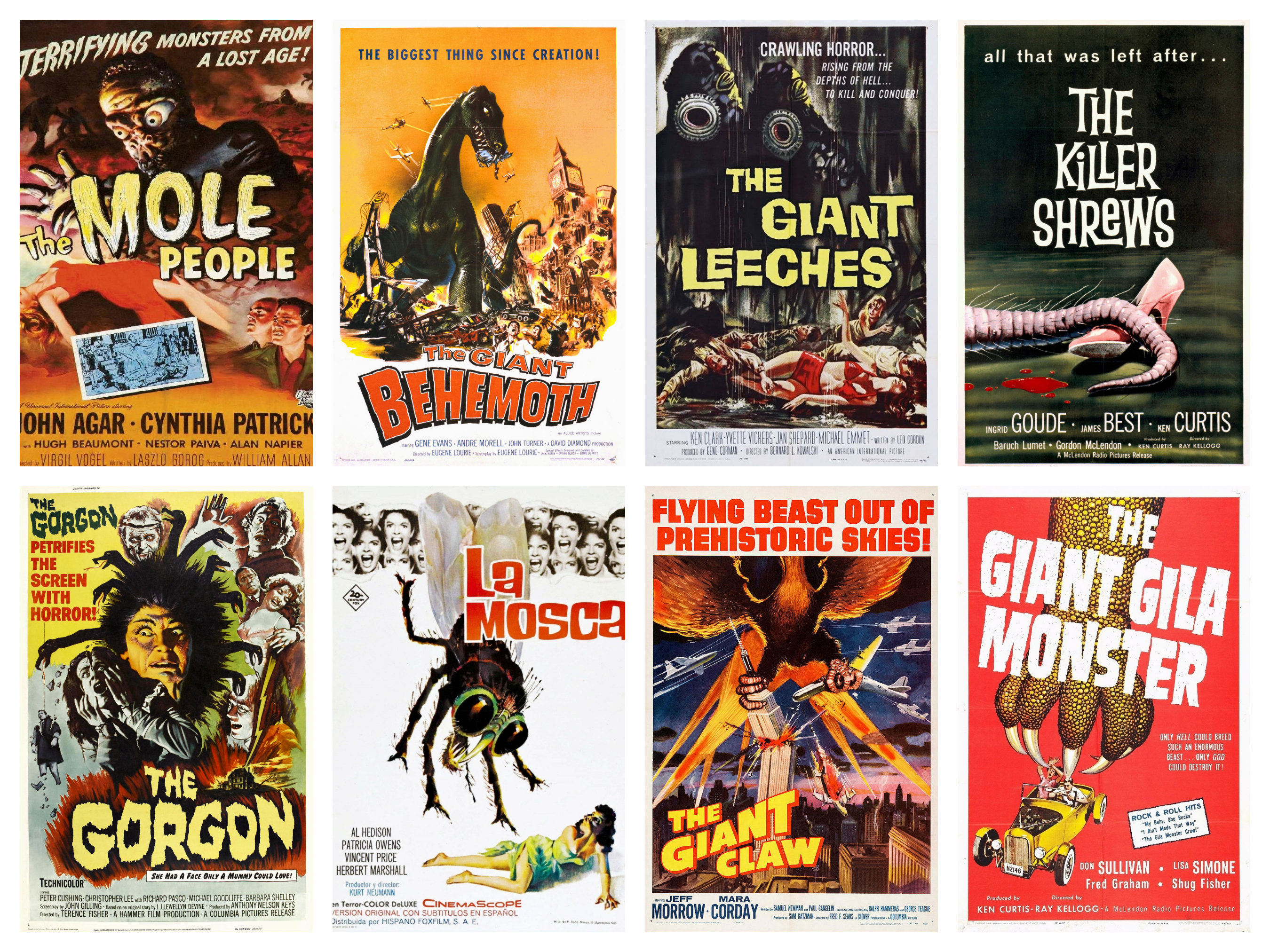 ヴィンテージホラー映画ポスター50枚：カルト映画の名作プリント